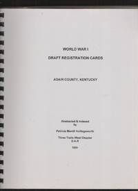 image of World War I Draft Registration Cards of Adair County, Kentucky
