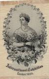 [HISTORY] [EPHEMERA] QUEEN VICTORIA INTERNATIONAL EXHIBITION RIBBON