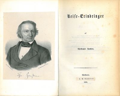 Reise-Erindringer.