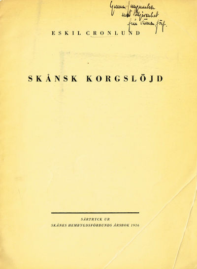 Skånsk korgslöjd.