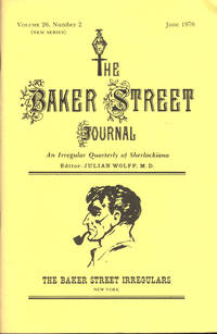 image of THE BAKER STREET JOURNAL ~An Irregular Quarterly Of Sherlockiana ~ June 1976
