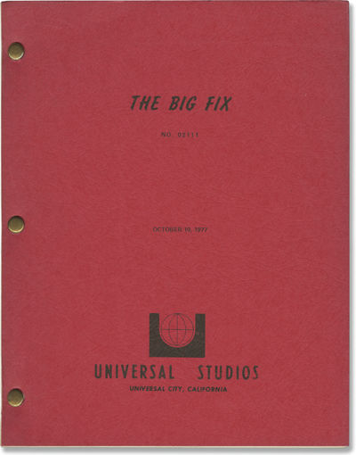 Universal City: Universal Studios, 1977. Final Shooting Draft for the 1978 film. A New Hollywood neo...