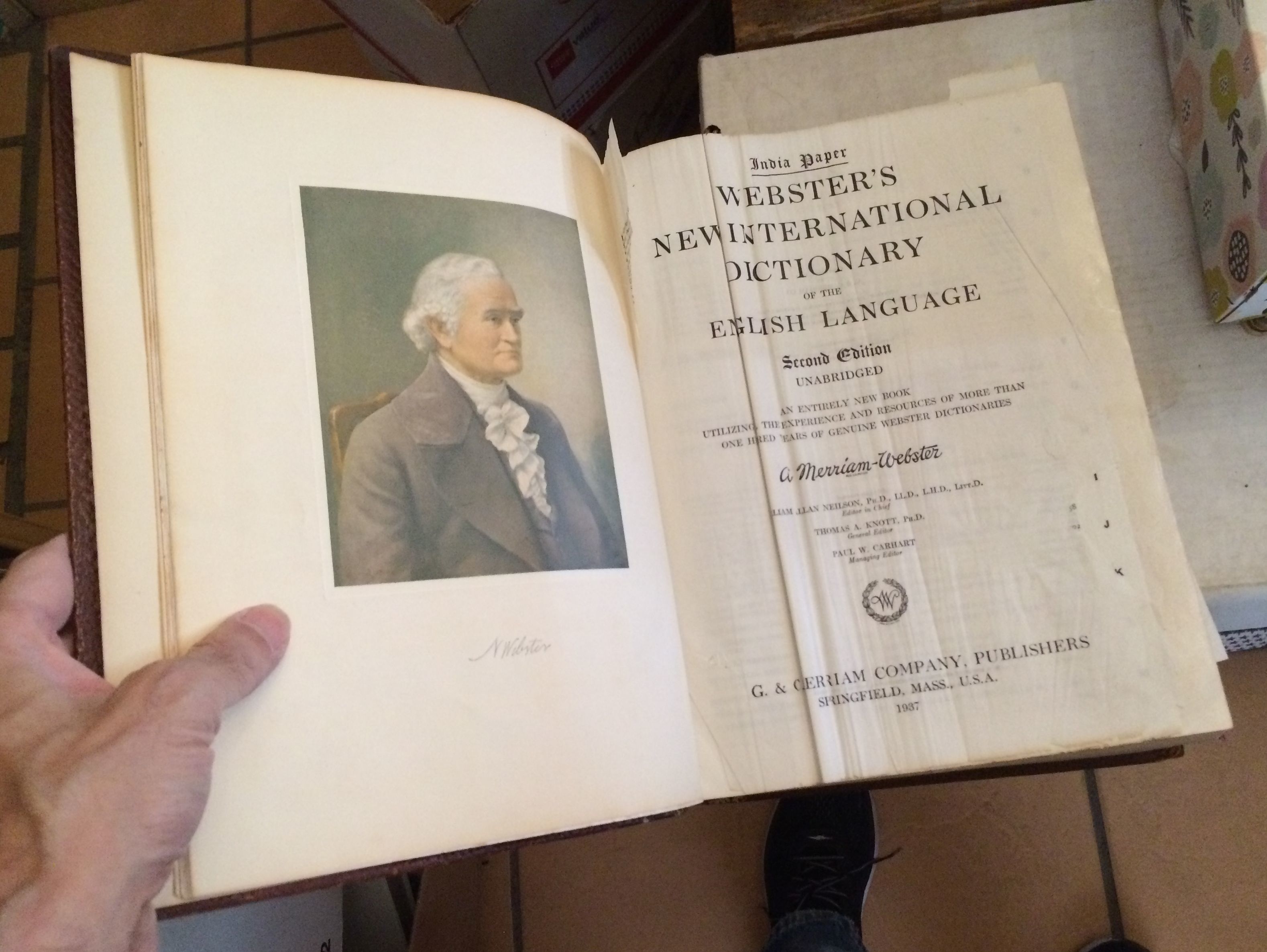 Webster's New International Dictionary of the English Language