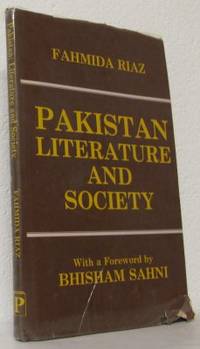Pakistan. Literature and Society. With a foreword…