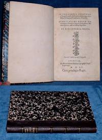 DIONIS NICAEI RERUM ROMANARUM A POMPEIO MAGNO AD ALEXANDRUM MAMAEAE EPITOME Authore Ioanne Xiphilino. [and same… by Cassius Dio (in the Epitome of Joannes Xiphilinus the Younger) - Hardcover - 1551 - from Abbey Antiquarian Books (SKU: V73009)