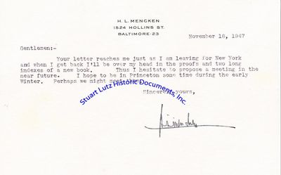 H.L. MENCKEN (1880-1956). Mencken was an American journalist and writer best known for The American ...