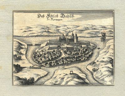 Das Schloss Bahuss In Norwegen.