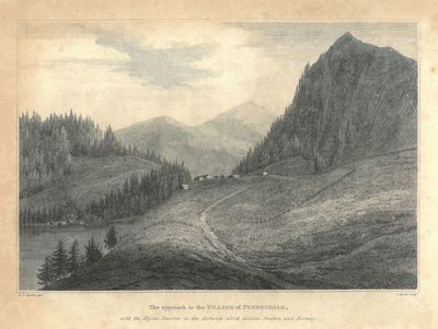 The approach to the village of Funnesdalen, with…