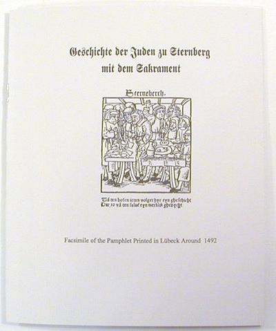 Geschichte der Juden zu Sternberg mit dem Sakrament
