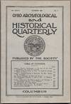 OHIO ARCHAEOLOGICAL AND HISTORICAL QUARTERLY. VOL. XXXIV, No. 4. October, 1925