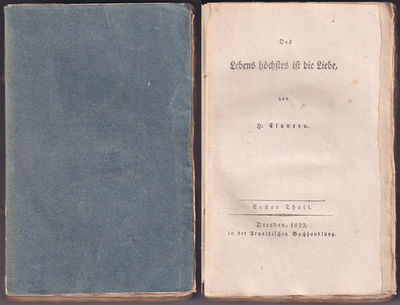 Des Lebens höchstes ist die Liebe, von H.…