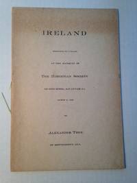 IRELAND RESPONSE TO A TOAST AT THE BANQUET OF THE HIBERNIAN SOCIETY DE SOTO HOTEL, SAVANNAH, GA. MARCH 17, 1905.