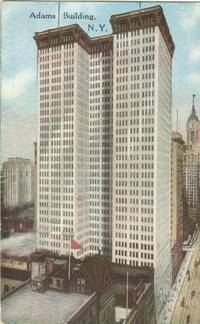 Adams Building, New York early 1900s unused Postcard