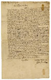 [AUTOGRAPH LETTER, SIGNED, FROM CHRISTOPHER BANCKER TO MYNDERT SCHUYLER, MEMBERS OF TWO IMPORTANT NEW YORK COLONIAL FAMILIES].