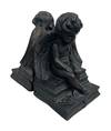 Art Deco Bookends: Winged Cherub