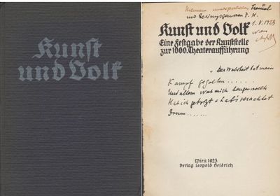 Kunst und Volk. Eine Festgabe der Kunststelle zur…