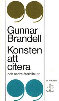 Konsten att citera och andra återblickar.