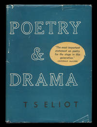 Poetry and Drama. by Eliot, T S - 1951.