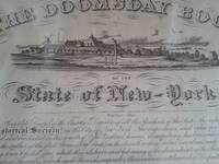 cover of Certificate of Record for the family of Stephen H. Thayer from The Doomsday Book of the State of New York.