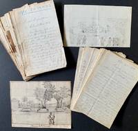 An Extensive Collection of Letters, a Manuscript of Over 100 Pages and 2 Original Drawings -- All Done in 1862-1864-- by Civil War Soldier George William Spencer, a Member of the 3rd New Hampshire Mounted Infantry