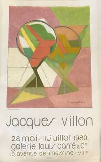 JACQUES VILLON. 28 Mai-11 Juillet 1980. Galerie Louis Carre & Co. (Original Poster)