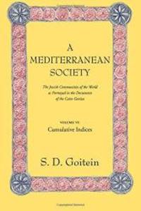 A Mediterranean Society: The Jewish Communities of the Arab World as Portrayed in the Documents of the Cairo Geniza, Vol. VI: Cumulative Indices (Near Eastern Center, UCLA) by S. D. Goitein - 2000-03-03