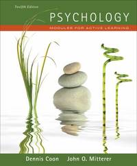 Psychology : Modules for Active Learning (with Concept Modules with Note-Taking and Practice Exams Booklet)