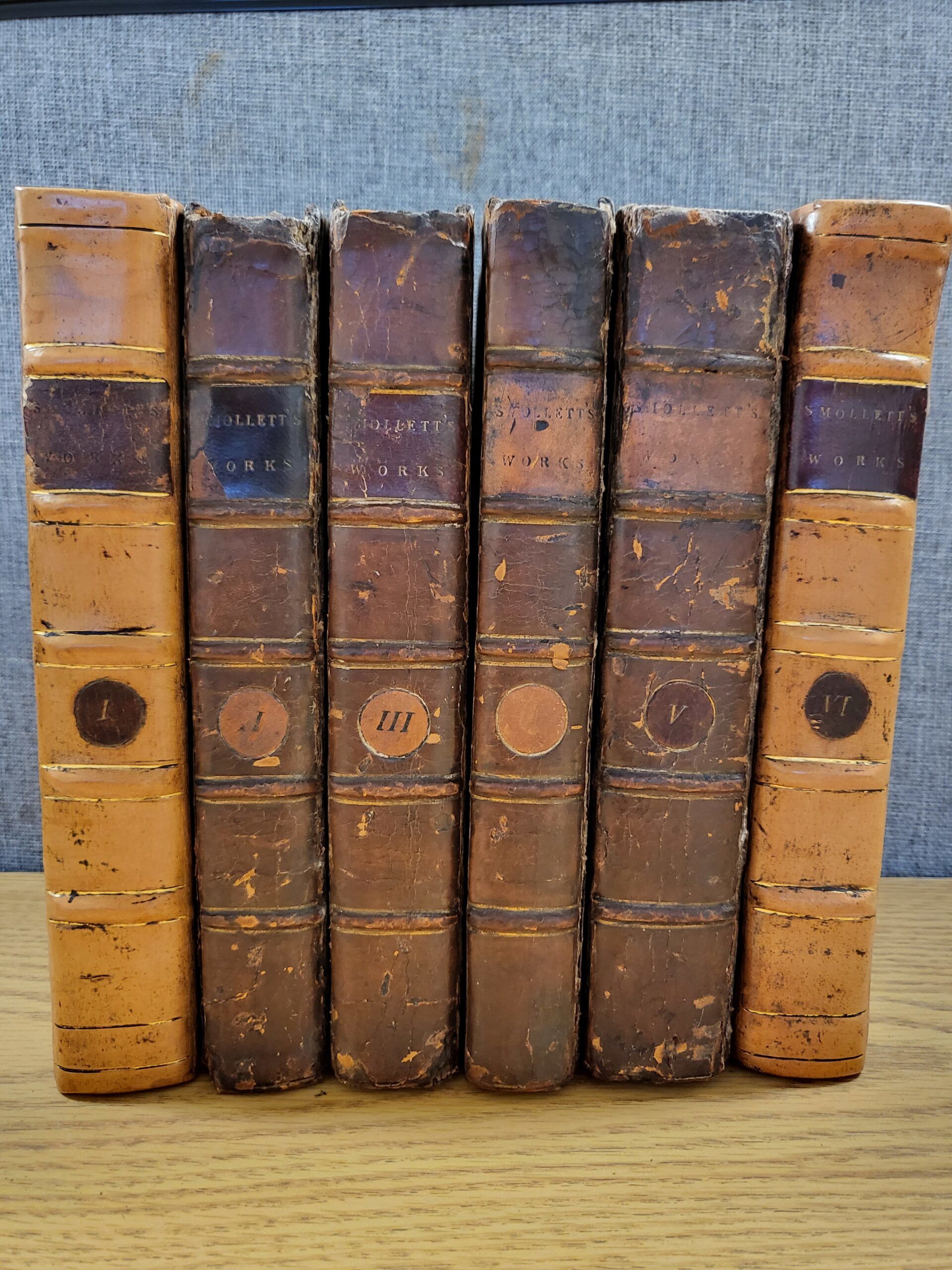 洋書 Miscellaneous Works Of Tobias Smollett The Miscellaneous Works of Tobias Smollett 6 volumes complete by