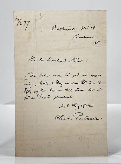 Egenhændigt brev.