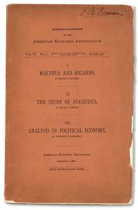 Publications of the American Economic Association, Vol. IV, no. 5, September, 1889