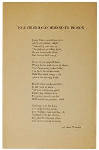 To A Friend Condemnded To Prison