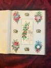 View Image 3 of 3 for Floral Scrapbook featuring pasted floral decorations. Inventory #106962