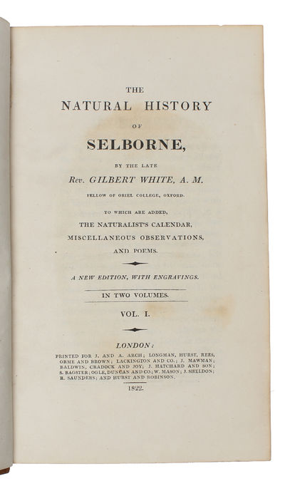 The Natural History of Selborne, new edition, with engravings. 2 vols. (photo 4)