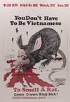 You Don't Have to be Vietnamese to Smell a Rat." Youth International Party anti-inauguration rally poster [January 20, 1973 in Washington D.C.]