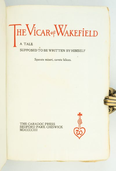 Chiswick: The Caradoc Press, 1903. No. 215 OF 360 COPIES on paper (and 14 copies on vellum). 220 x 1...