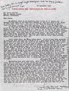 Typed letter signed