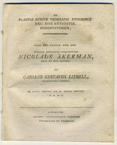 De plantis Sveciæ venenatis potioribus nec non…