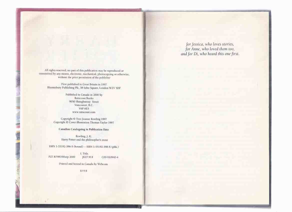 Harry Potter and the Philosopher's Stone ( AKA Sorcerer's Stone