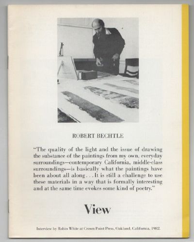 View: Vol. IV No. 1 Spring, 1982 - Robert Bechtle