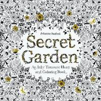 Secret Garden : An Inky Treasure Hunt and Coloring Book (for Adults, Mindfulness Coloring)