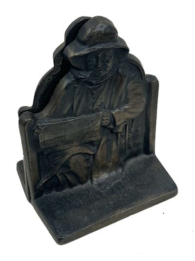 Art Deco Bookends: Cape Cod Fisherman