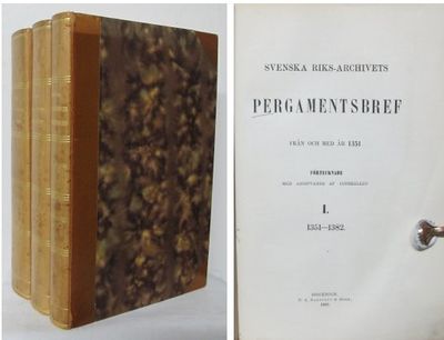 Svenska Riks-archivets pergamentsbref från och…