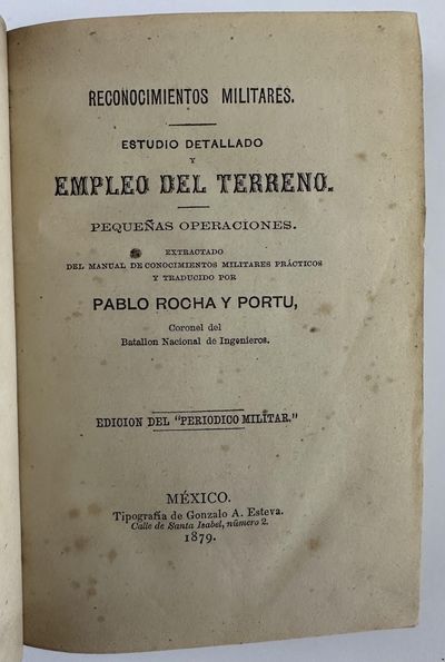 Reconocimientos Militares. Estudio Detallado Empleo del Terreno. Pequeñas Operaciones