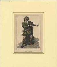 Role portrait as Macbeth. Hand-coloured engraving by Moritz Klinkicht after V.W. Bromley