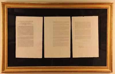 Jefferson-Signed Patent Act of 1793
