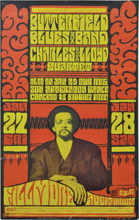 image of Butterfield Blues Band and the Charles Lloyd Quartet at Fillmore Auditorium (Original 1967 concert poster)