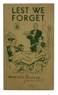 image of Lest We Forget: Mixed Drinks Manual