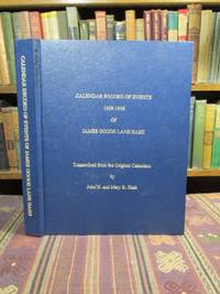 image of Calendar Record of Events, 1909-1959, of James Goode Lane Hash