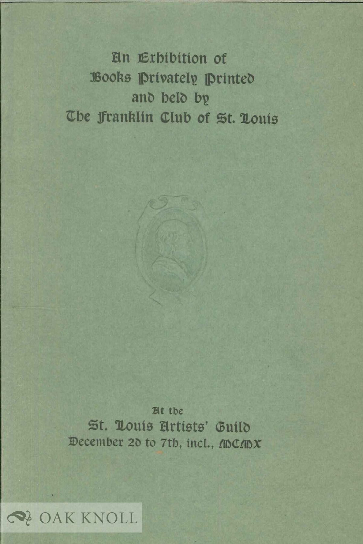 EXHIBITION OF BOOKS PRIVATELY PRINTED..