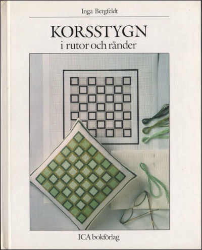 KORSSTYGN I RUTOR OCH RÄNDER.